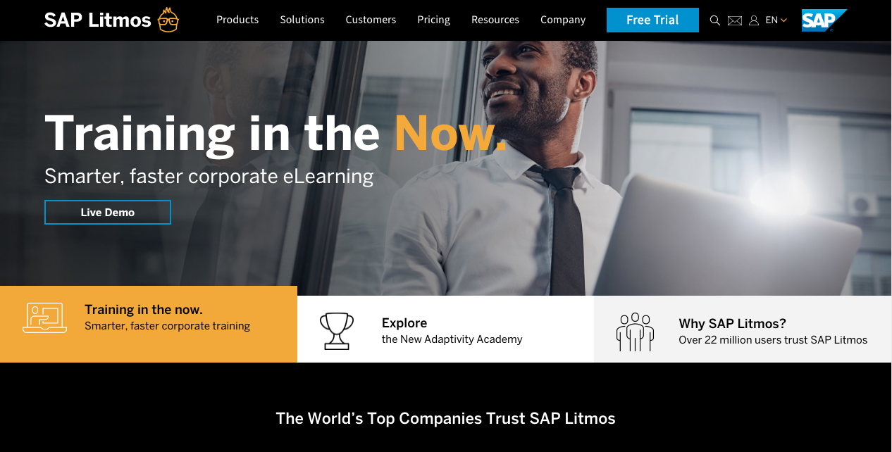 SAP Litmos Homepage