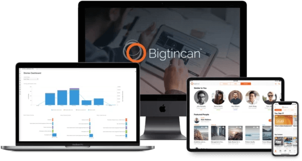 Bigtincan can be accessed on any device.