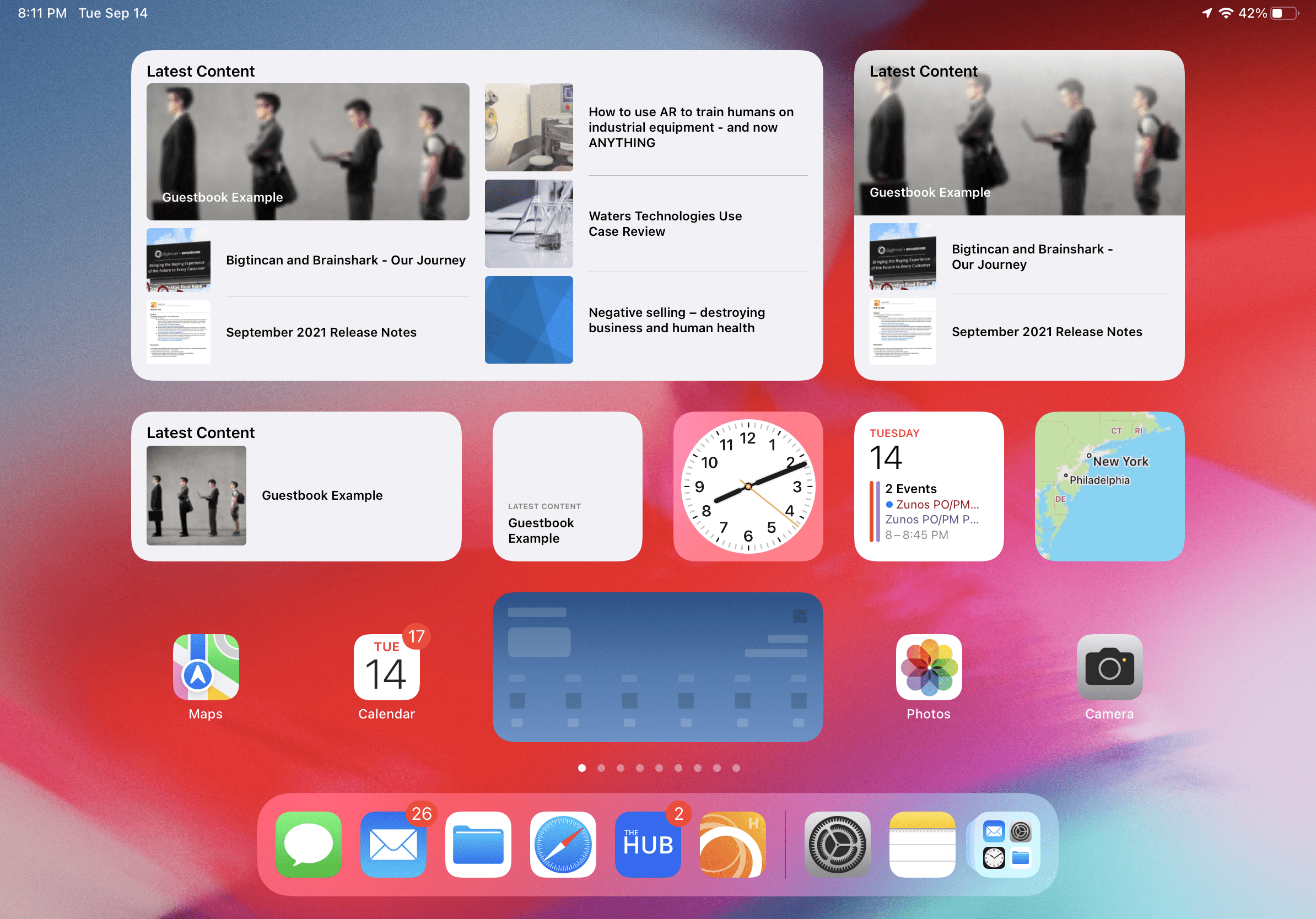 iOS 15 Support for Widgets