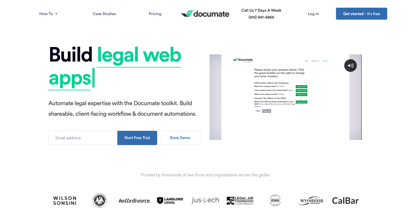Documate: Build legal web apps