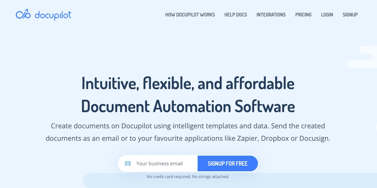 Docupilot: Intuitive, flexible, and affordable Document Automation Software