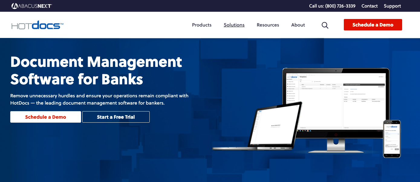 HotDocs: Document Management Software for Banks
