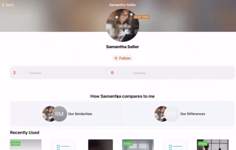 Samantha Seller example: Similarities and Differences Overview