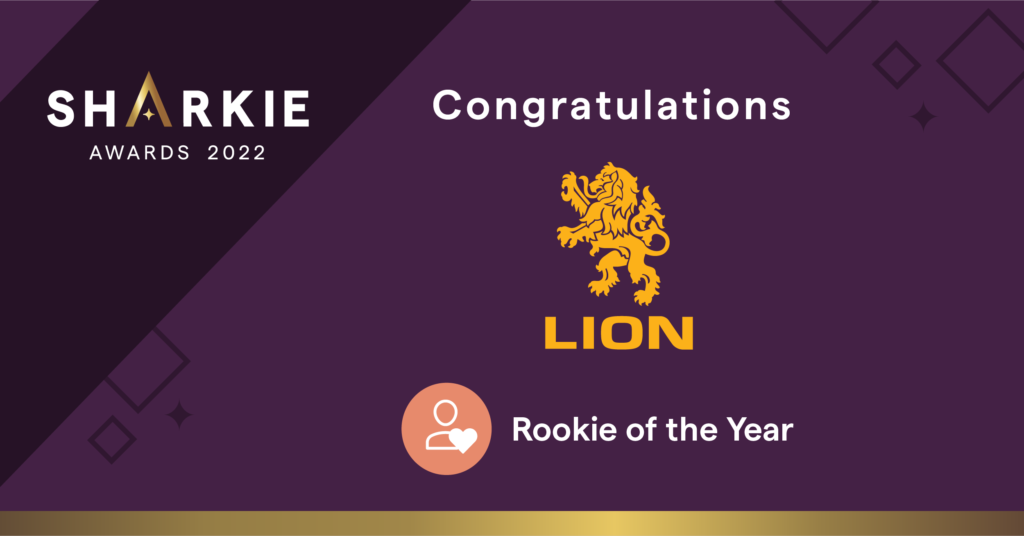 Rookie of the Year lion