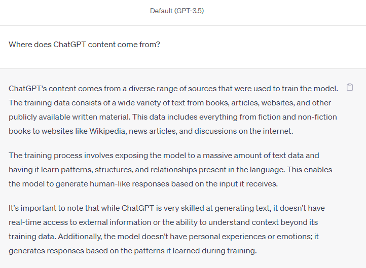 Chat GPT 3.5 overview image