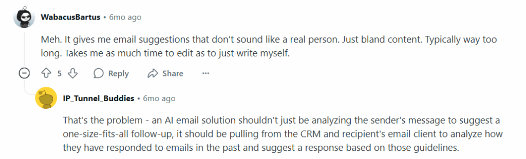 reddit sales enablement ai mvps discussion