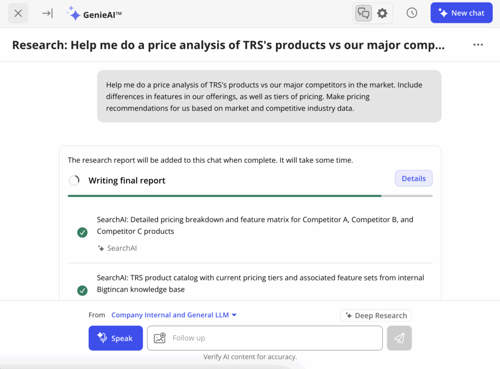 advanced ai research for automated intelligence with trusted sources